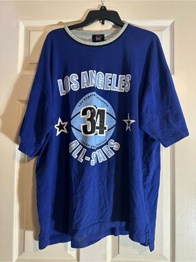 Vintage Los Angeles All-Stars Short Sleeve Graphic Tee - Blue
